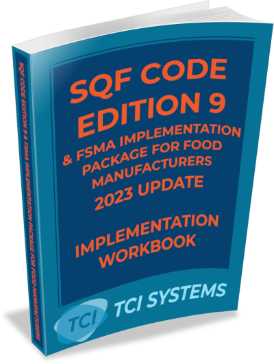 SQF 9 & FSMA Food Implementation Workbook Sample